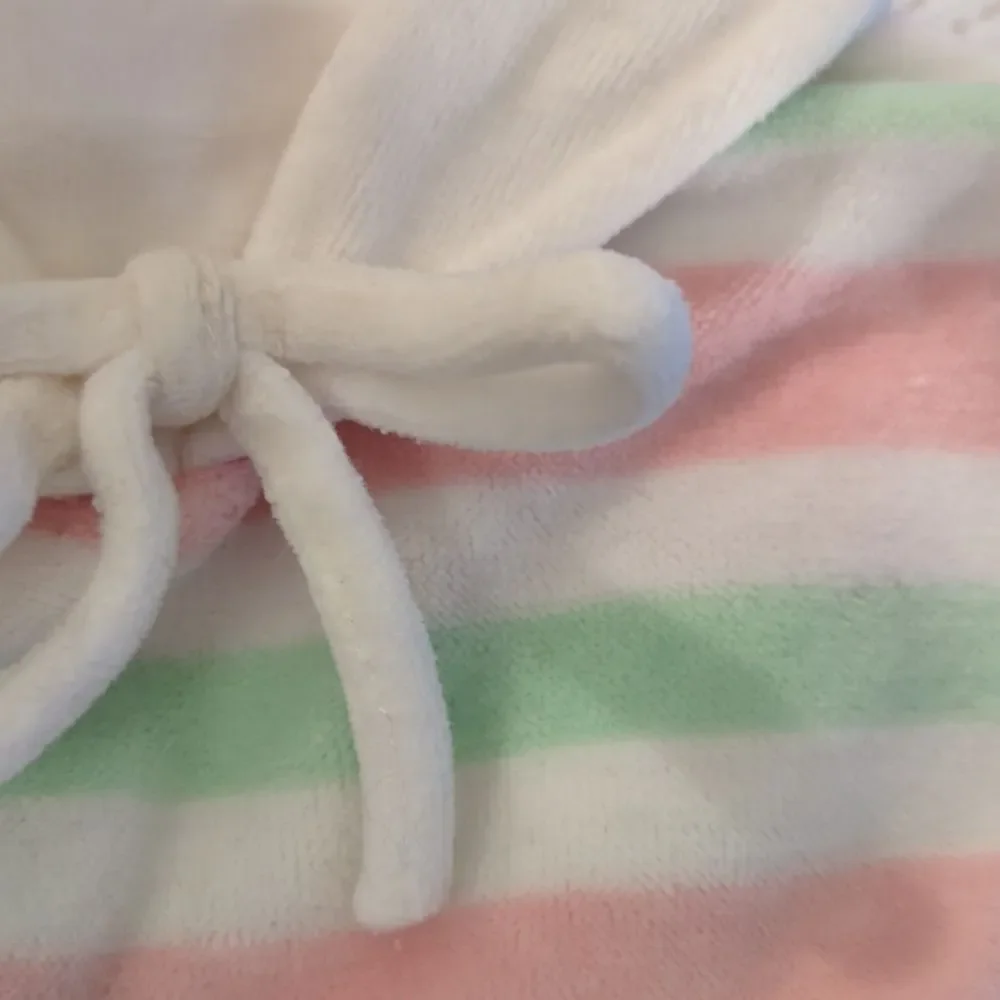 ‎Vintage pastel striped velour outfit